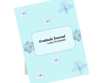 14 Day Gratitude Journal for Women | Self-Love, Healing, Mental Wellness (Digital PDF)