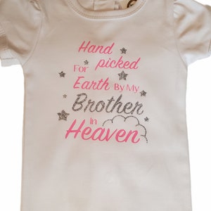 Hand Picked for Earth by My Sister in Heaven Rainbow Baby - Etsy