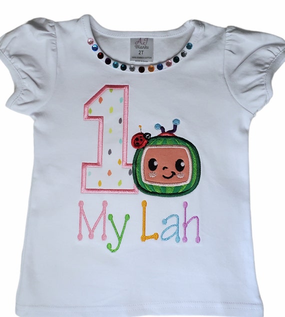 1st Birthday Shirt Cocomelon 1st 