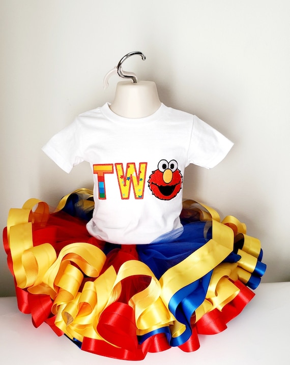Elmo Birthday Outfit Girl Sesame Street 