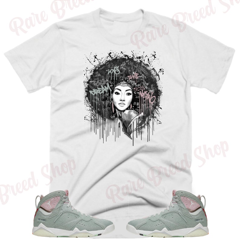 Afro Lady Air Jordan Retro 7 Hare 2.0 