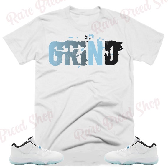 jordan retro 11 low legend blue shirt