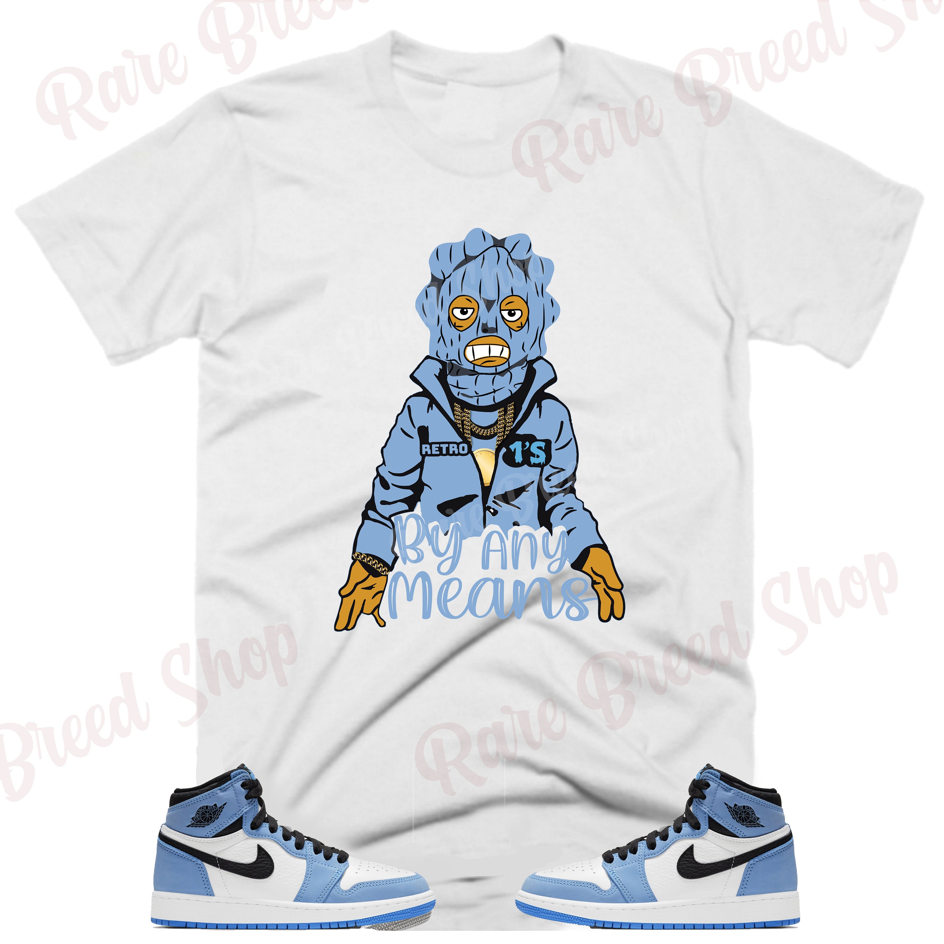 blue air jordan shirt