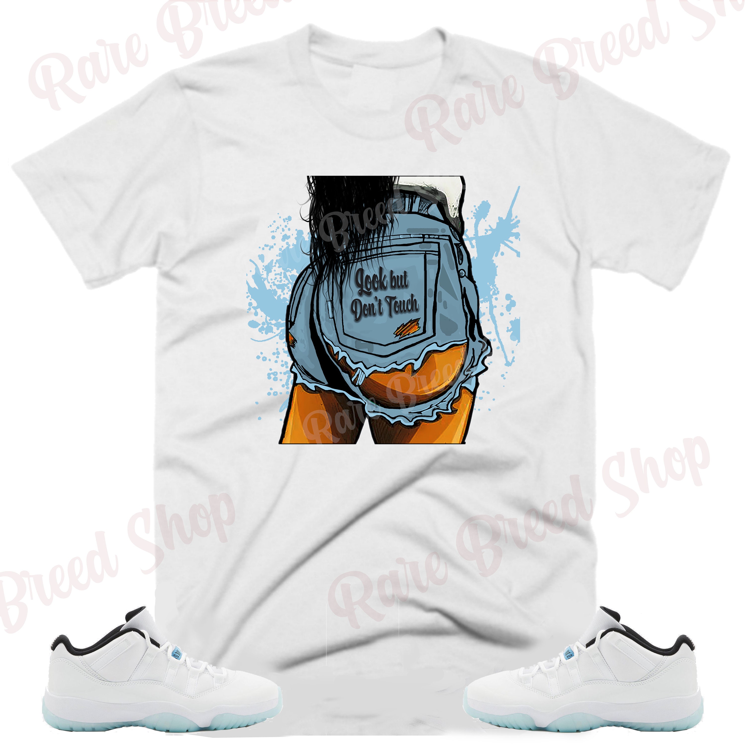 blue jordan 11 shirt