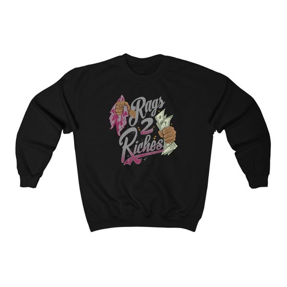 Sudadera Rags 2 Riches a juego con Jordan Retro 6 Burdeos | Etsy España