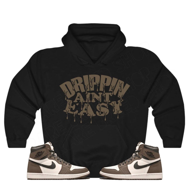 Retro 1 Dark Mocha Hoodie Jordan 1 Dark Mocha Jordan 1 Dark | Etsy