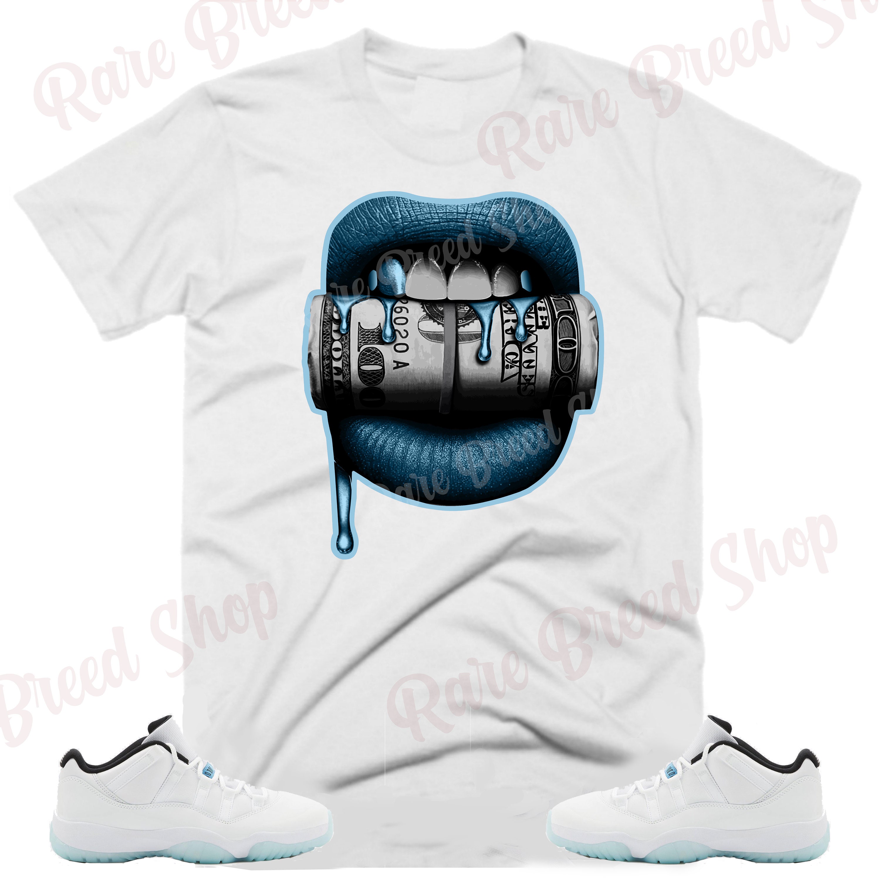 Dollar Bite Air Jordan Retro 11 Low Legend Blue Sneaker Tee Etsy Ireland
