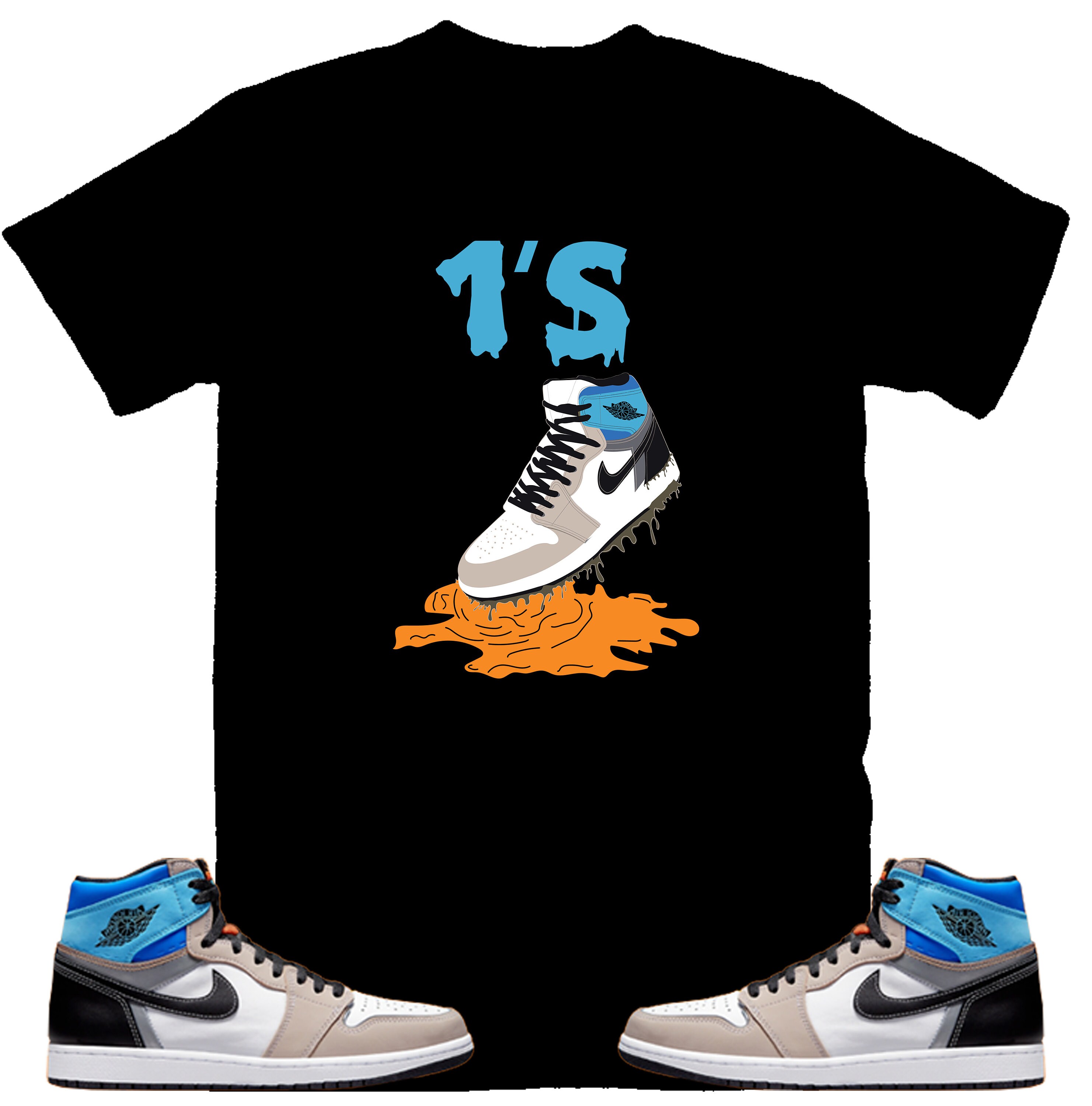 Shoe Dripping Shirt to Match Jordan 