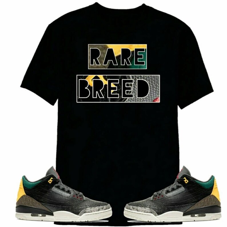 Jordan Retro 3 Animal Instinct Rare Breed Shirt | Etsy