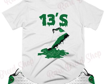 air jordan 13 lucky green shirt