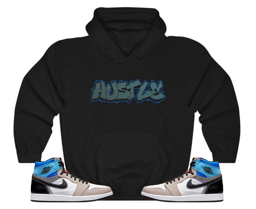Hustle Hoodie to Match Jordan Retro 1 Prototype, Retro 1 Prototype