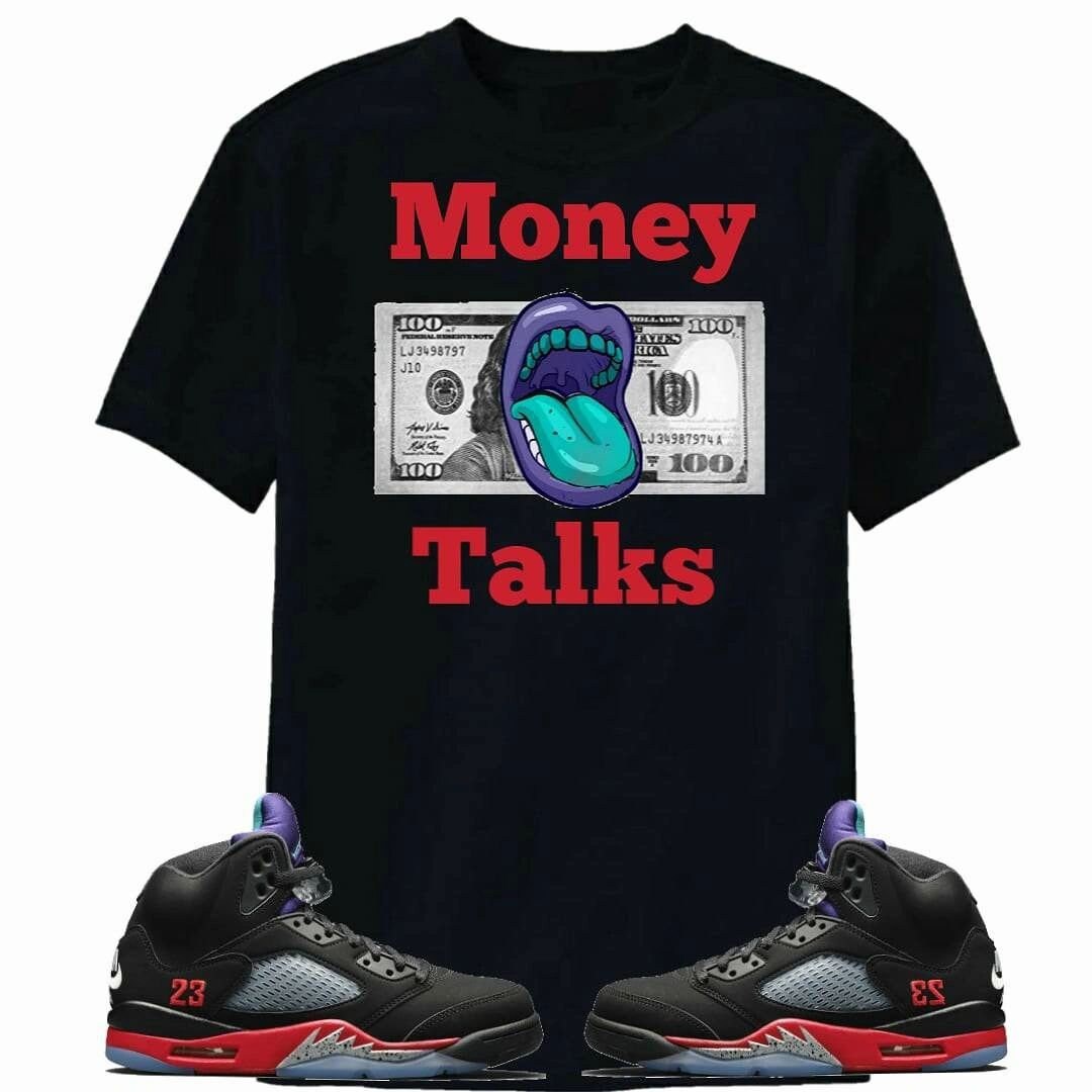 Jordan Retro 5 Top 3 Money Talk Shirt Etsy