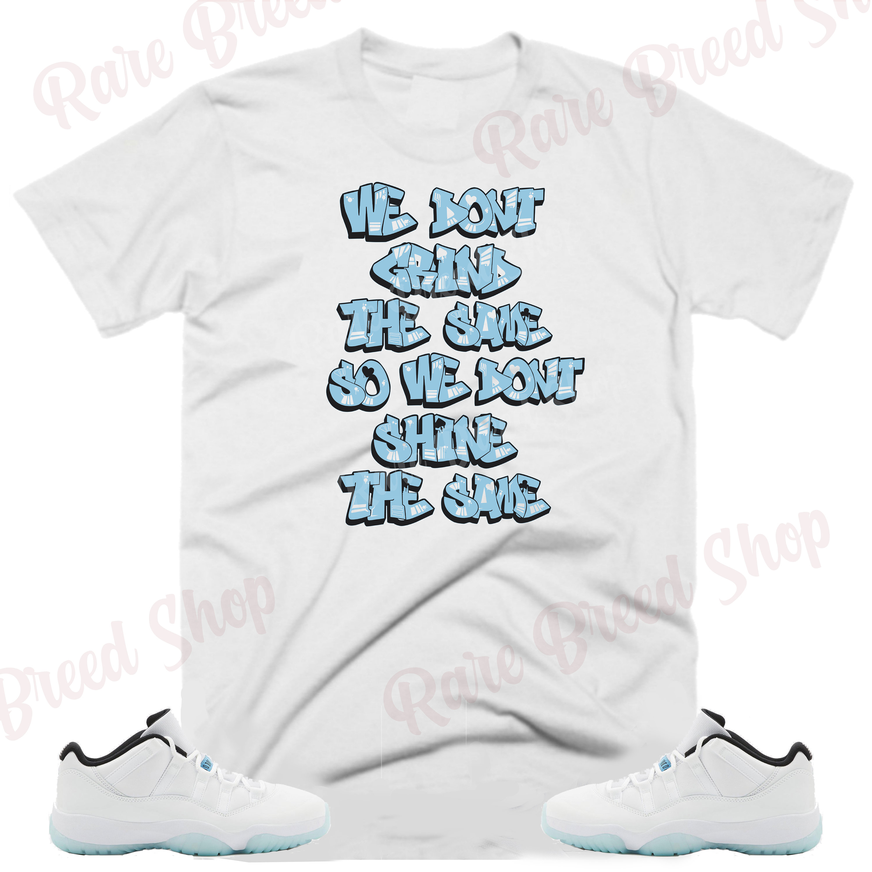 blue jordan 11 shirt