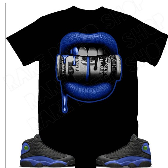 jordan retro 13 blue black
