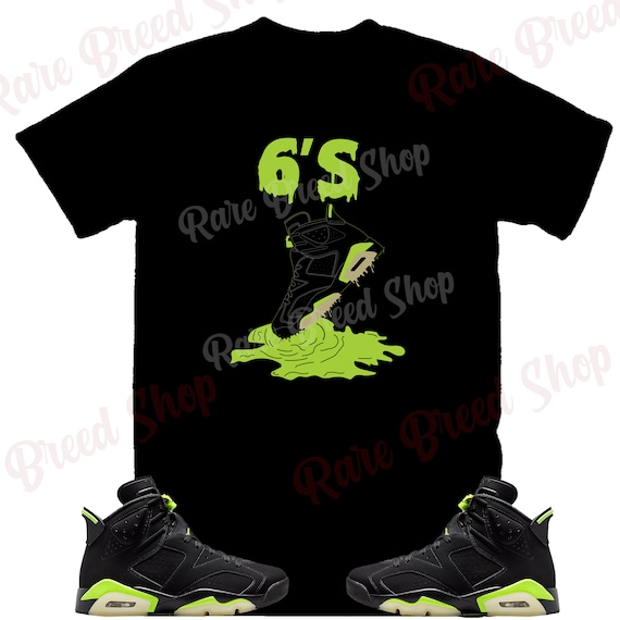 Lime green 6s shirt Clearance