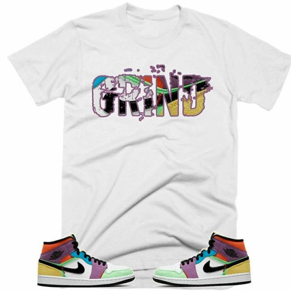 Jordan 1 SE Mid Multi Color Sneaker Tee 