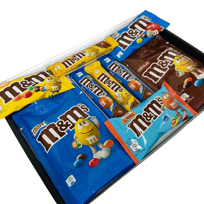 M&M's Chocolate Variety Treat Gift Box Hamper with FREE Etsy