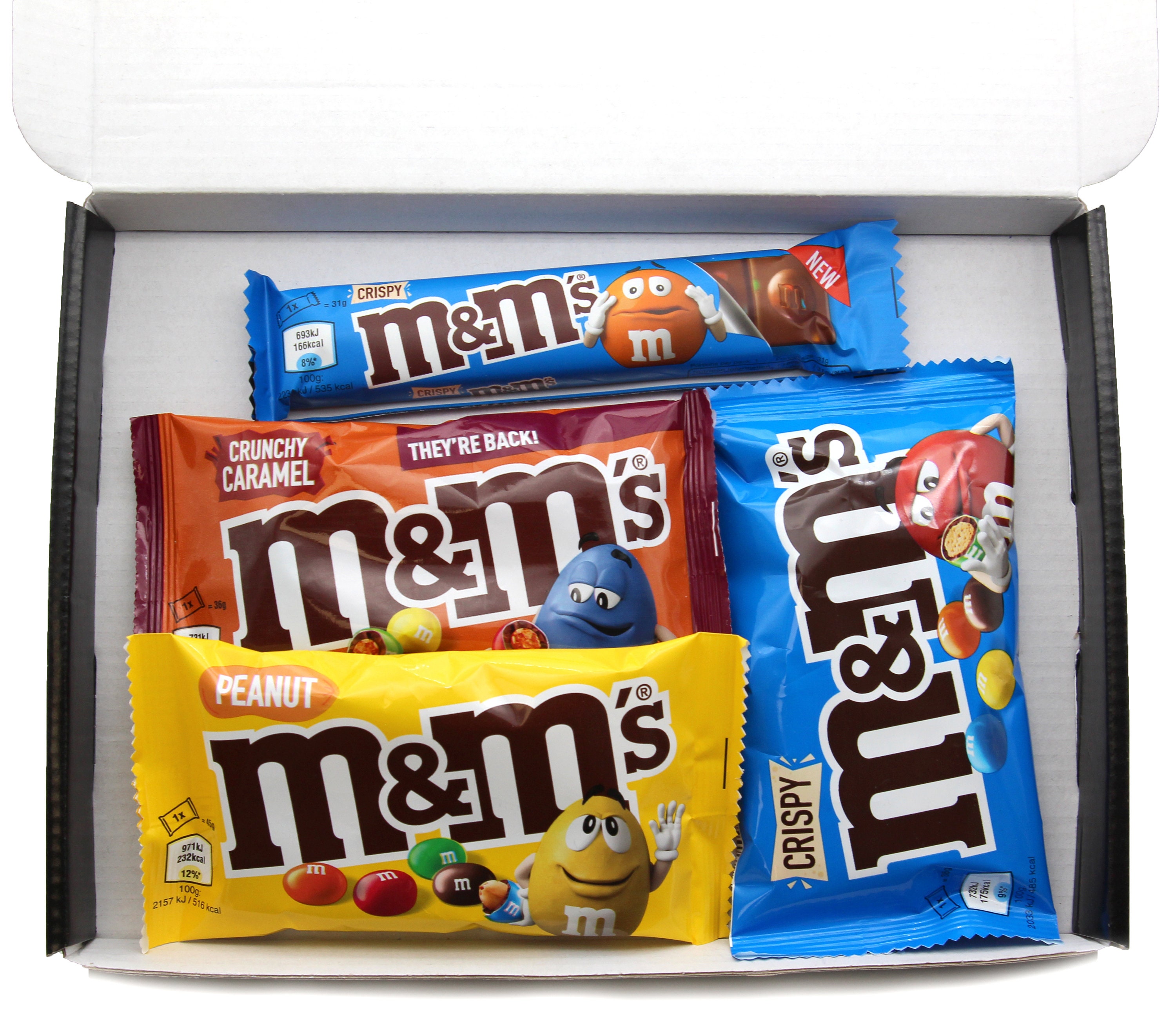 M&M's Chocolate Variety Treat Gift Box Hamper with FREE Etsy