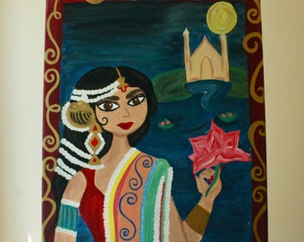 Medieval India Style Painting
