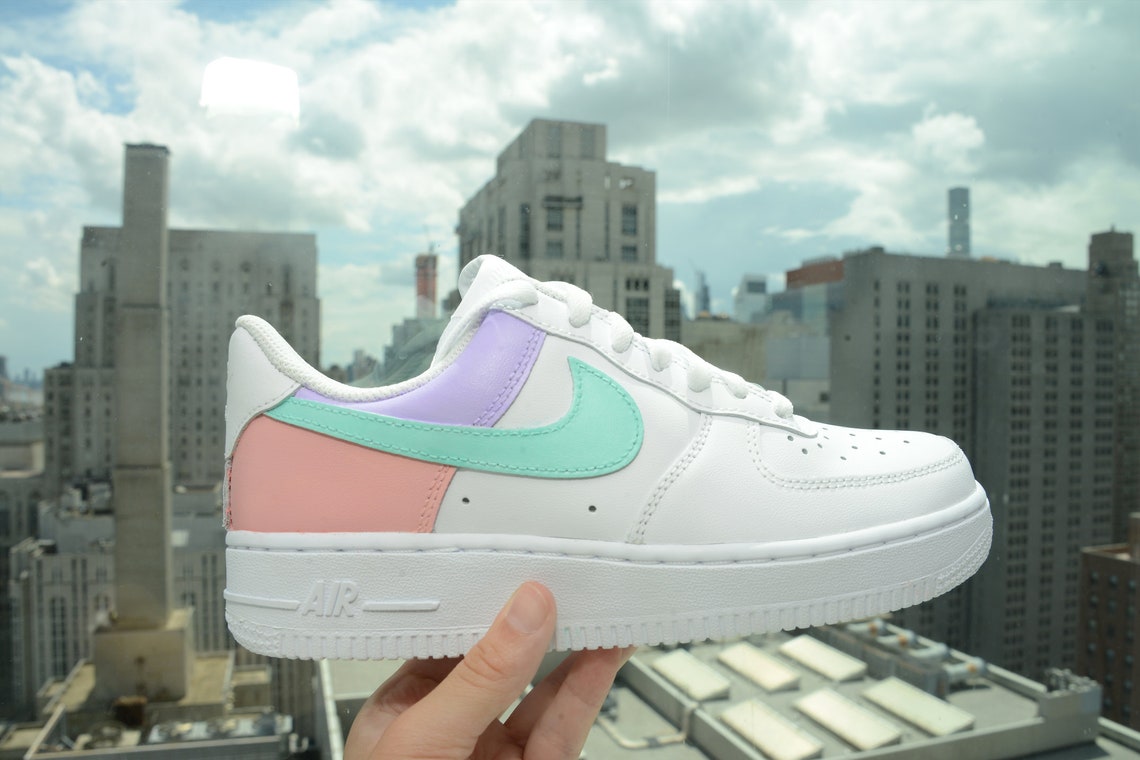 colorblock air force ones