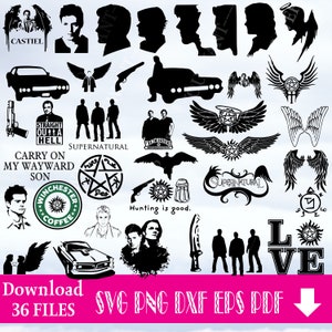 Supernatural Svg Bundle - Etsy