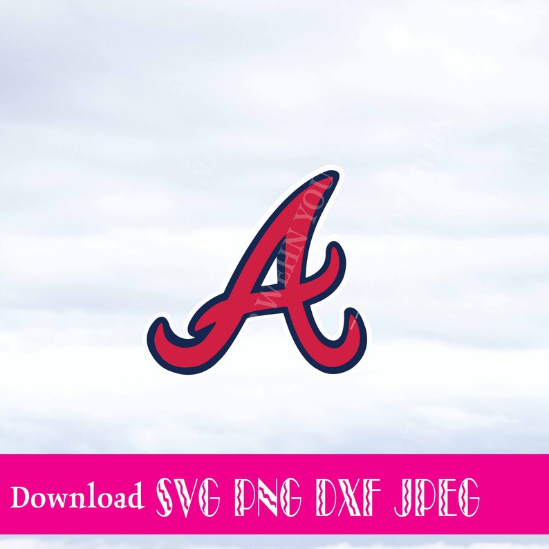 Digital file Atlanta Braves Logo svg usac Clip Art Art & Collectibles