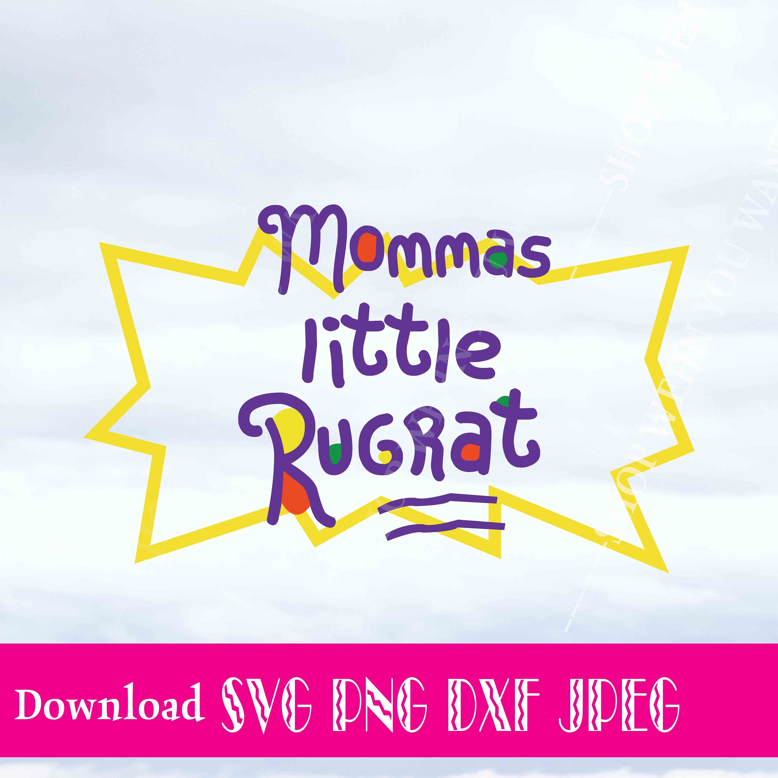 Download Mommas Little Rugrat Rugrats Svg 90s Mama Sublimation Mamas Etsy