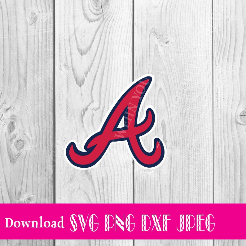 Digital file Atlanta Braves Logo svg usac Clip Art Art & Collectibles