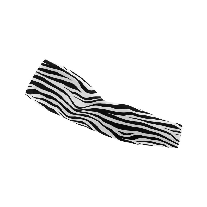 Zebra Seamless Pattern Pattern Arm Cover,Arm Sleeves,UV Sunscreen Sleeve image 4