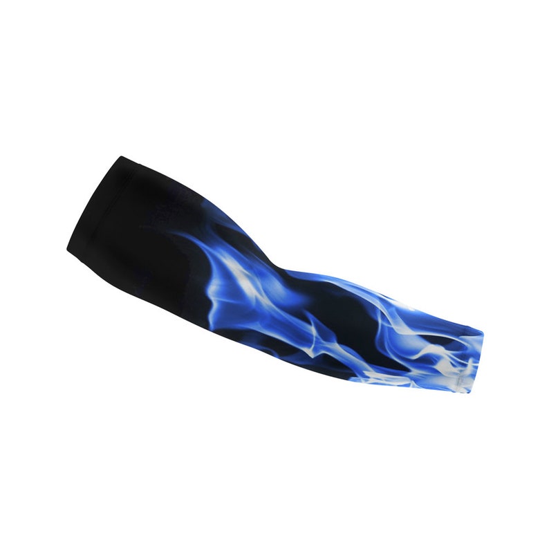 Blaze Blue Arm Cover,Arm Sleeves,UV Sunscreen Sleeve Camouflage sleeves cooling sleeves Long Arm Cover image 5