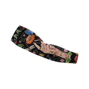 Summer Cicadas Chirping Printed Long Arm Sleeves Long Arm Warmers,Sun Protection Sleeve.Drive UV Protection image 4