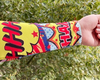 Colorful Comic Book Panels Arm Sleeves Arm Warmers