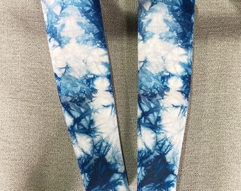 Blue Tie Dye Printed Arm Sleeves Long Arm Cover