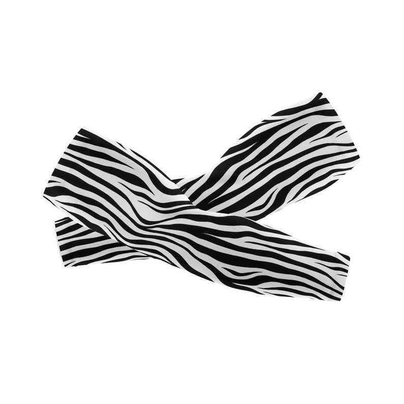 Zebra Seamless Pattern Pattern Arm Cover,Arm Sleeves,UV Sunscreen Sleeve image 3