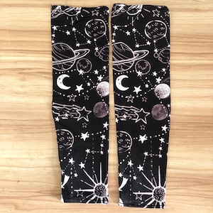 Colorful Universe Pattern Long Arm Sleeves Sun Protection Sleeve.Drive UV Protection.Child Arm Sleeves image 1