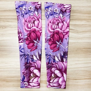 Peony Flower Magic Printed Long Arm Sleeves Long Arm Warmers,Sun Protection Sleeve.Drive UV Protection.Must Have Driving Supplies For Ladies image 9