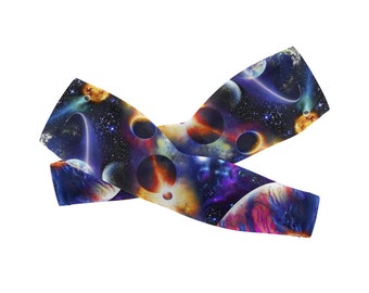 Colorful Universe Arm Cover,Arm Sleeves,UV Sunscreen Sleeve  Camouflage sleeves cooling sleeves Long Arm Cover