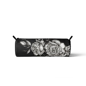 A Pair of Blackwork Peony Long Arm Cover,Arm Sleeves Only pencil case