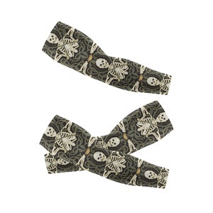 Demonic Skull Printed Arm Cover Long Arm Sleeves image 1