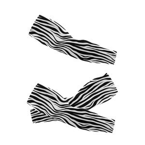 Zebra Seamless Pattern Pattern Arm Cover,Arm Sleeves,UV Sunscreen Sleeve image 2