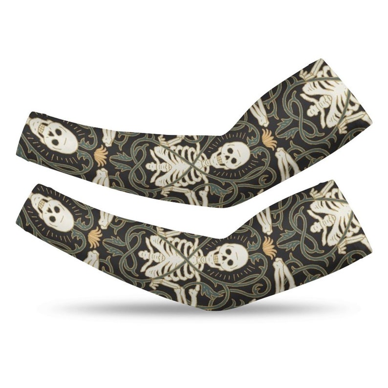 Demonic Skull Printed Arm Cover Long Arm Sleeves image 3