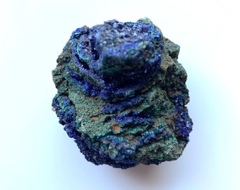 Natural Azurite Crystal Mineral Specimen 150101 Stone of Heaven Metaphysical SD-155 Natural Azurite Crystal Mineral Specimen 150101 Stone of Heaven Metaphysical SD-155