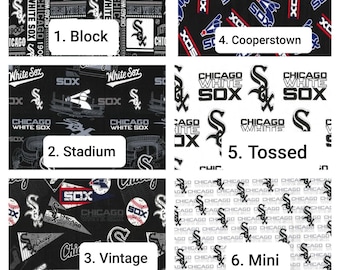 Chicago White Sox Fabric 100% Cotton