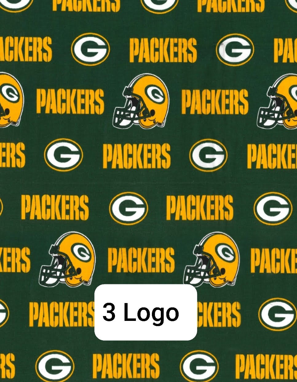 Packer Material Green Bay Packers 100% Cotton Fabric - Etsy