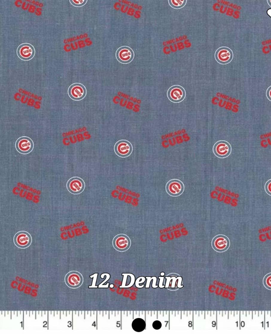 Chicago Cubs Fabric Cotton - Etsy