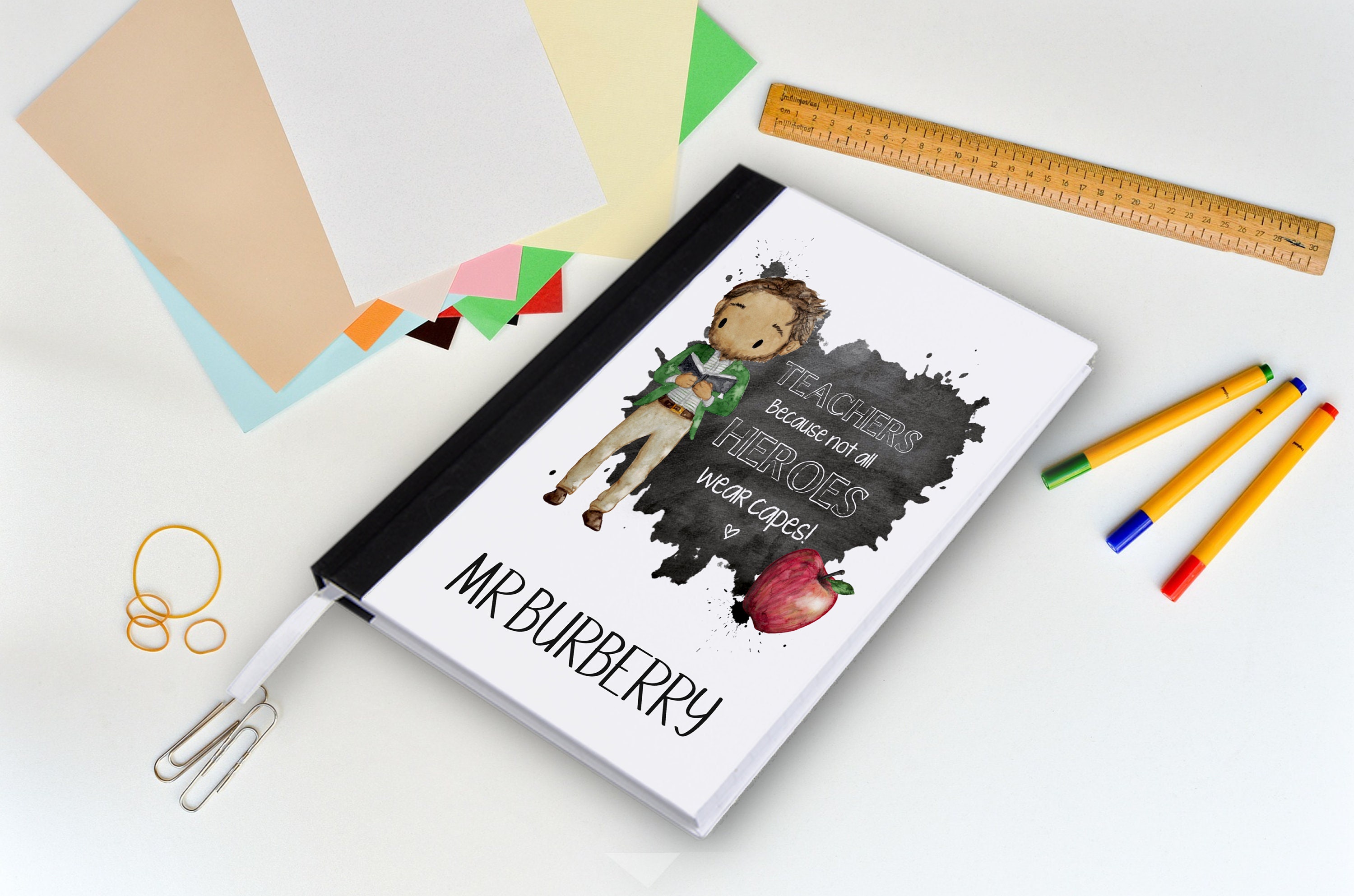 Fully Personalised Teachers Notebook A5 Journal Teachers Etsy UK
