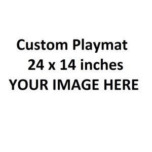 Custom Playmat for Trading Card Games 24 x 14 inch High Definition Printing Card Mat Game Mat