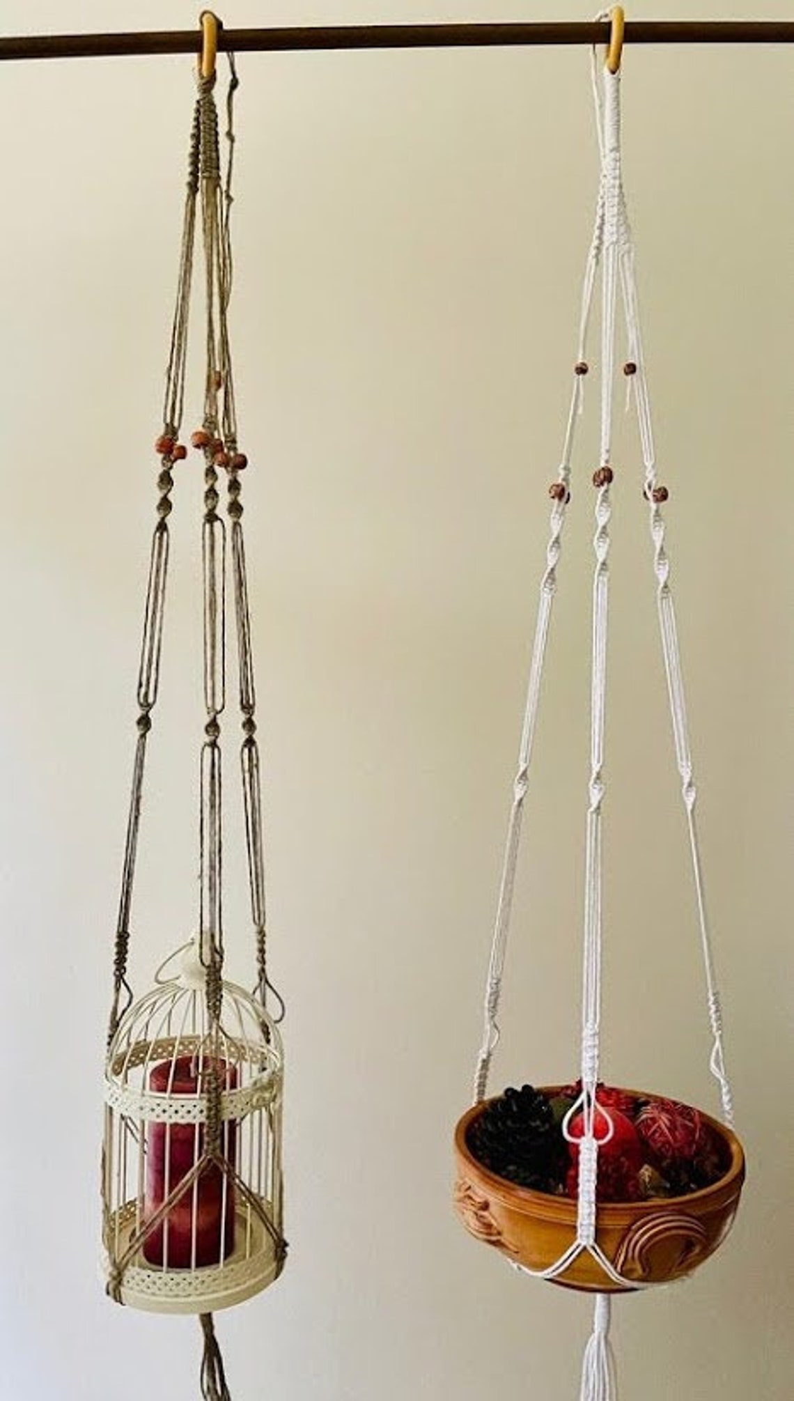 ExtraLong Macrame Plant Hangers Etsy