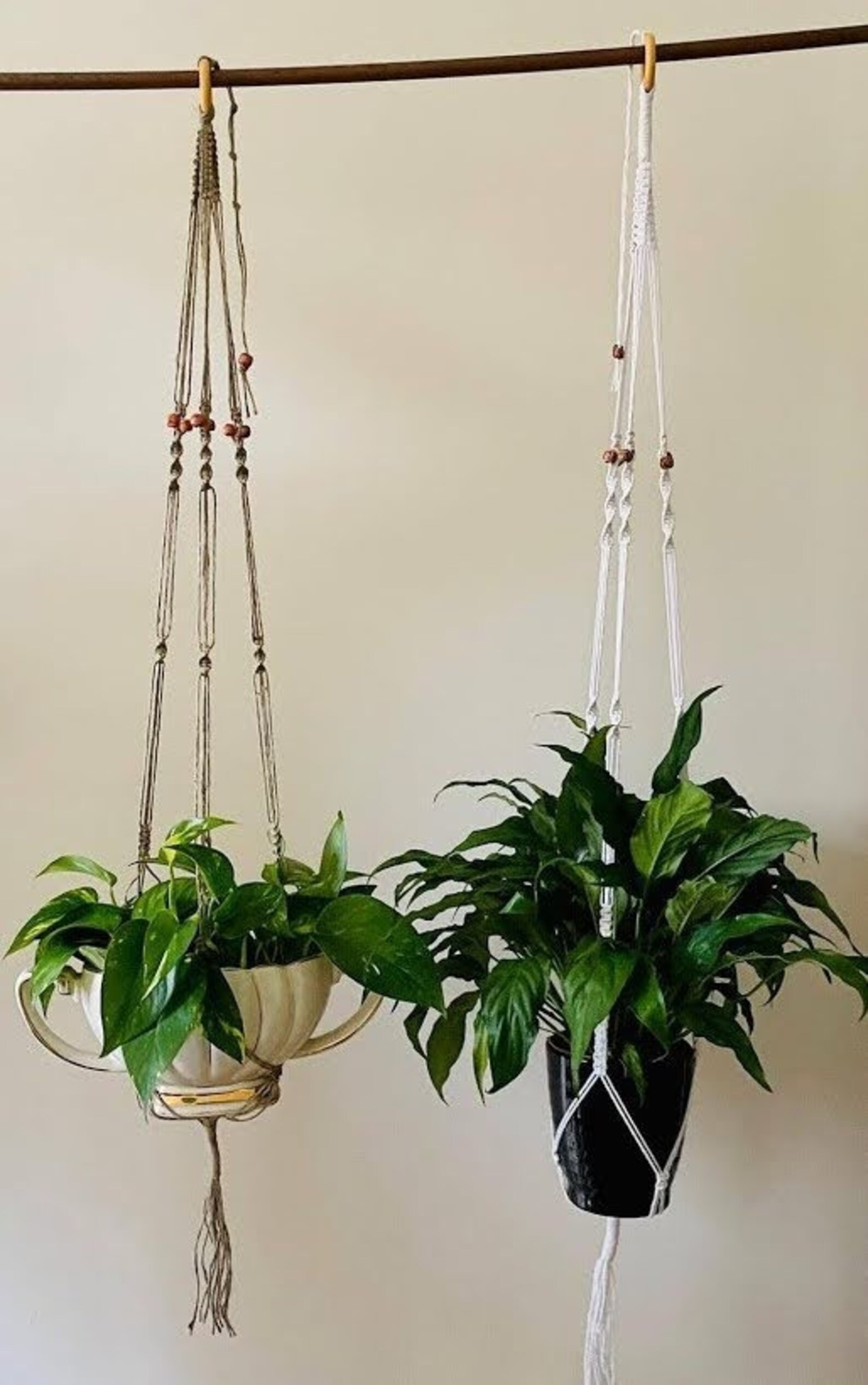 ExtraLong Macrame Plant Hangers Etsy