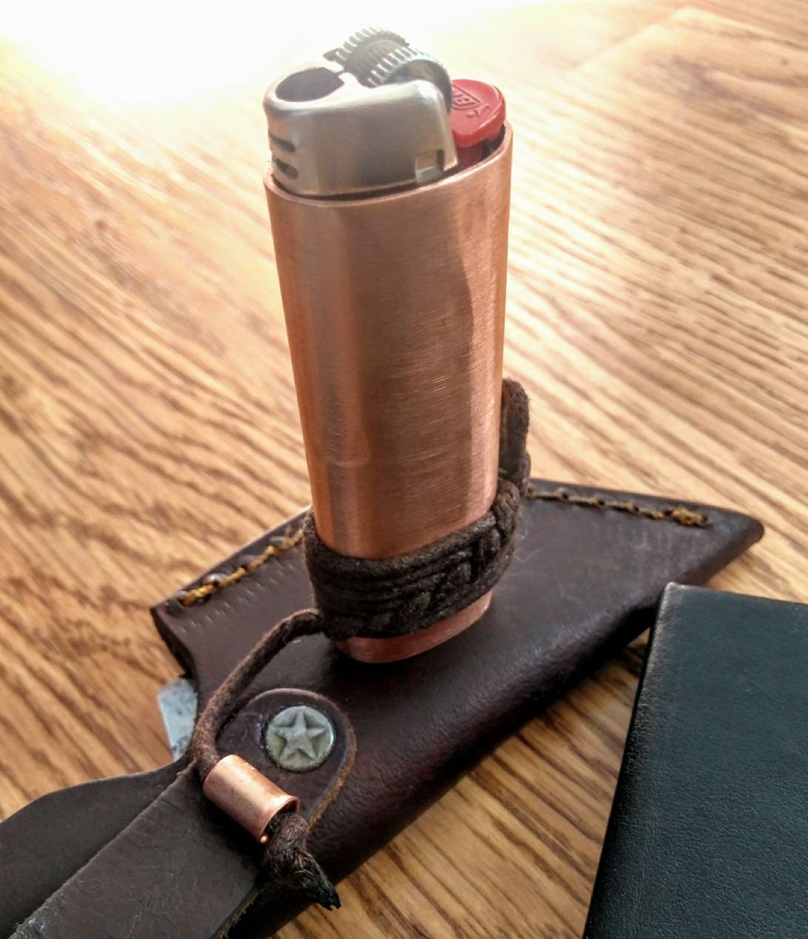 Copper Lighter case BIC Lighter Keychain Lighter holder Etsy